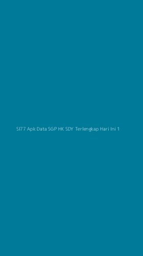 Tampilan Antarmuka Aplikasi Sl77 Apk Data Sgp Hk Sdy Terlengkap Hari Ini - 1