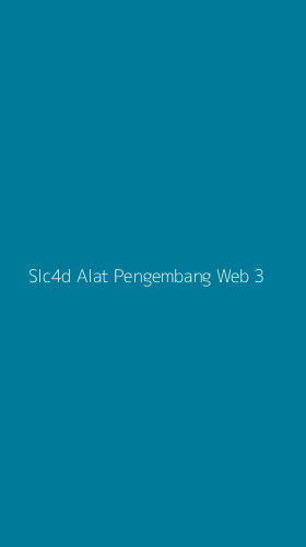 Tampilan Antarmuka Aplikasi Slc4d Alat Pengembang Web - 3