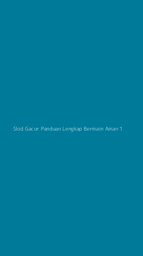 Tampilan Antarmuka Aplikasi Slod Gacor Panduan Lengkap Bermain Aman - 1
