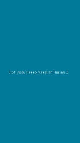 Tampilan Antarmuka Aplikasi Slot Dadu Resep Masakan Harian - 3