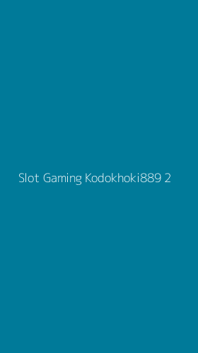 Tampilan Antarmuka Aplikasi Slot Gaming Kodokhoki889 - 2
