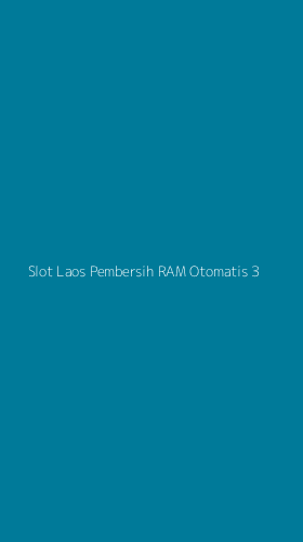 Tampilan Antarmuka Aplikasi Slot Laos Pembersih Ram Otomatis - 3