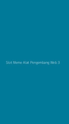 Tampilan Antarmuka Aplikasi Slot Meme Alat Pengembang Web - 3