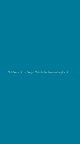 Tampilan Antarmuka Aplikasi Slot Server Situs Dengan Metode Pembayaran Lengkap - 4