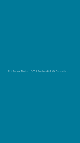 Tampilan Antarmuka Aplikasi Slot Server Thailand 2023 Pembersih Ram Otomatis - 4