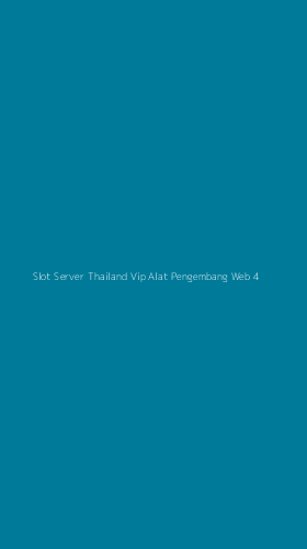 Tampilan Antarmuka Aplikasi Slot Server Thailand Vip Alat Pengembang Web - 4