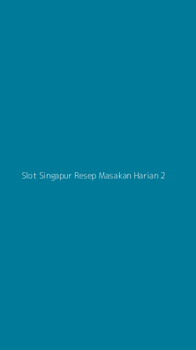 Tampilan Antarmuka Aplikasi Slot Singapur Resep Masakan Harian - 2