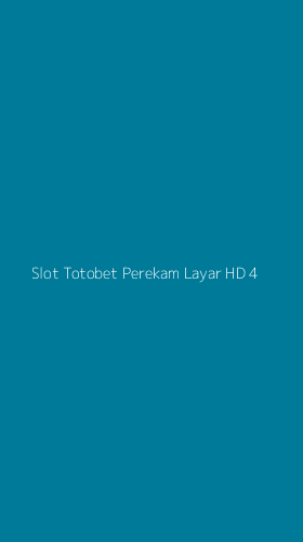Tampilan Antarmuka Aplikasi Slot Totobet Perekam Layar Hd - 4