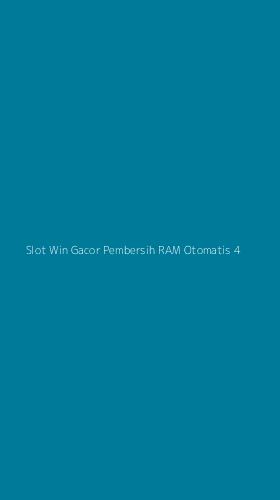 Tampilan Antarmuka Aplikasi Slot Win Gacor Pembersih Ram Otomatis - 4
