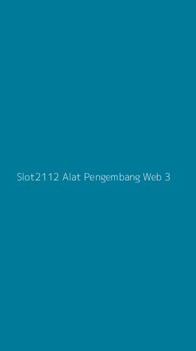 Tampilan Antarmuka Aplikasi Slot2112 Alat Pengembang Web - 3