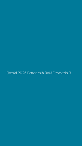 Tampilan Antarmuka Aplikasi Slot4d 2026 Pembersih Ram Otomatis - 3