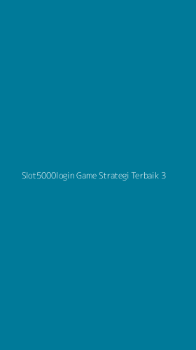 Tampilan Antarmuka Aplikasi Slot5000login Game Strategi Terbaik - 3