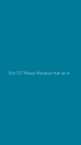 Tampilan Antarmuka Aplikasi Slot707 Resep Masakan Harian - 4