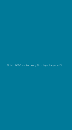 Tampilan Antarmuka Aplikasi Slotrtp666 Cara Recovery Akun Lupa Password - 3