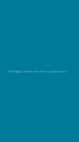 Tampilan Antarmuka Aplikasi Slottogeljp Cara Recovery Akun Lupa Password - 3