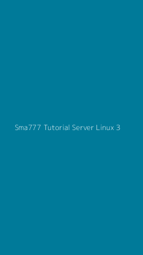 Tampilan Antarmuka Aplikasi Sma777 Tutorial Server Linux - 3