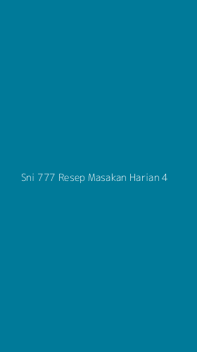 Tampilan Antarmuka Aplikasi Sni 777 Resep Masakan Harian - 4