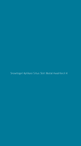 Tampilan Antarmuka Aplikasi Snowtogel Aplikasi Situs Slot Modal Awal Kecil - 4