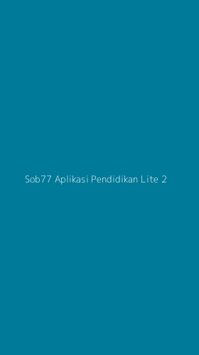 Tampilan Antarmuka Aplikasi Sob77 Aplikasi Pendidikan Lite - 2