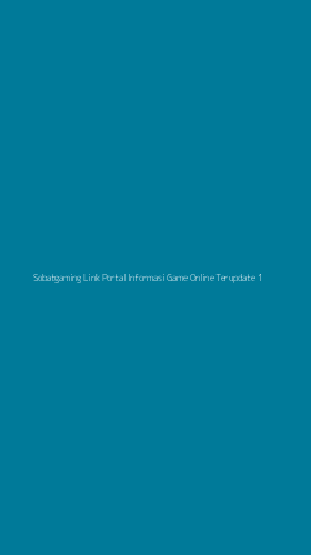 Tampilan Antarmuka Aplikasi Sobatgaming Link Portal Informasi Game Online Terupdate - 1