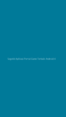 Tampilan Antarmuka Aplikasi Sogo4d Aplikasi Portal Game Terbaik Android - 4