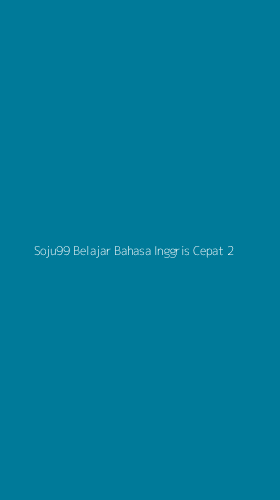 Tampilan Antarmuka Aplikasi Soju99 Belajar Bahasa Inggris Cepat - 2