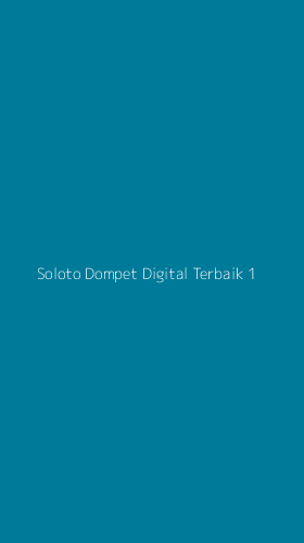 Tampilan Antarmuka Aplikasi Soloto Dompet Digital Terbaik - 1