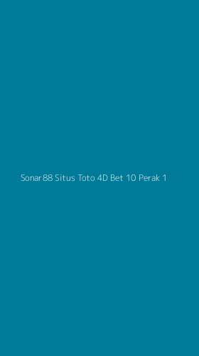 Tampilan Antarmuka Aplikasi Sonar88 Situs Toto 4d Bet 10 Perak - 1
