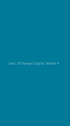 Tampilan Antarmuka Aplikasi Sonic 55 Dompet Digital Terbaik - 4