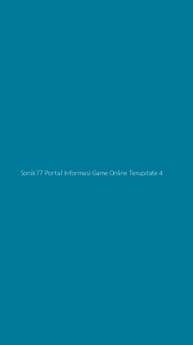 Tampilan Antarmuka Aplikasi Sonik77 Portal Informasi Game Online Terupdate - 4