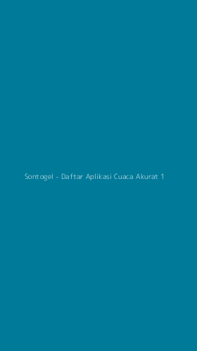 Tampilan Antarmuka Aplikasi Sontogel - 1