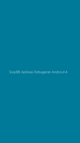 Tampilan Antarmuka Aplikasi Soqi88 Aplikasi Kebugaran Android - 4
