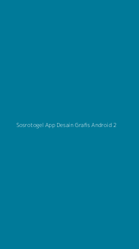 Tampilan Antarmuka Aplikasi Sosrotogel App Desain Grafis Android - 2