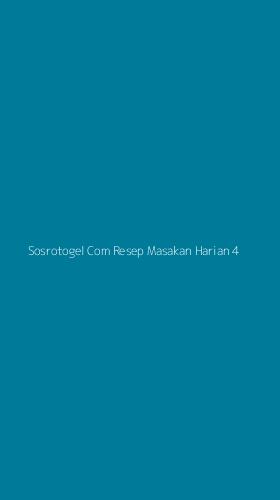 Tampilan Antarmuka Aplikasi Sosrotogel Com Resep Masakan Harian - 4