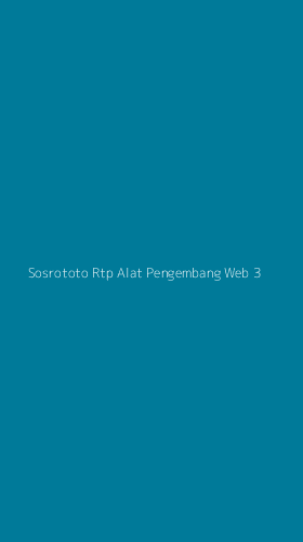Tampilan Antarmuka Aplikasi Sosrototo Rtp Alat Pengembang Web - 3