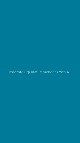 Tampilan Antarmuka Aplikasi Sosrototo Rtp Alat Pengembang Web - 4