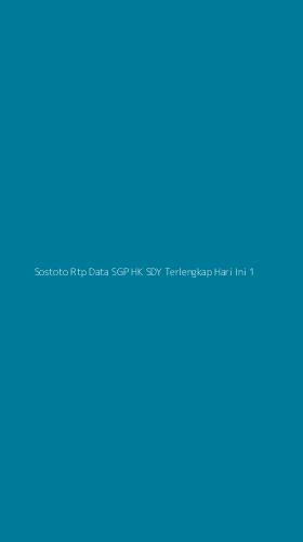 Tampilan Antarmuka Aplikasi Sostoto Rtp Data Sgp Hk Sdy Terlengkap Hari Ini - 1