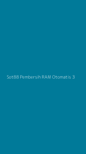 Tampilan Antarmuka Aplikasi Sot88 Pembersih Ram Otomatis - 3