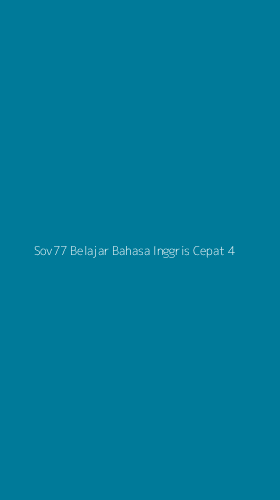 Tampilan Antarmuka Aplikasi Sov77 Belajar Bahasa Inggris Cepat - 4