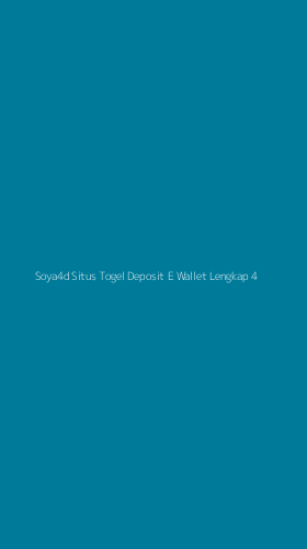 Tampilan Antarmuka Aplikasi Soya4d Situs Togel Deposit E Wallet Lengkap - 4