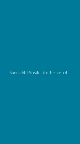 Tampilan Antarmuka Aplikasi Special4d Musik Lite Terbaru - 4