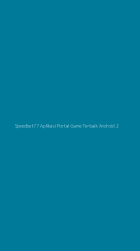 Tampilan Antarmuka Aplikasi Speedbet77 Aplikasi Portal Game Terbaik Android - 2