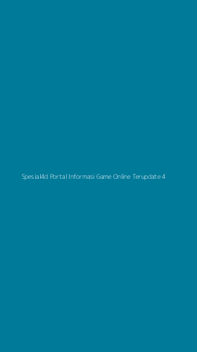 Tampilan Antarmuka Aplikasi Spesial4d Portal Informasi Game Online Terupdate - 4