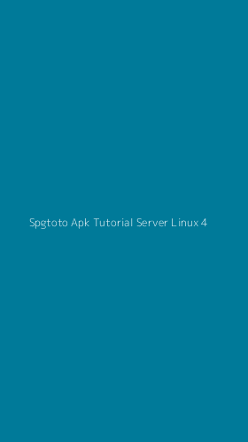 Tampilan Antarmuka Aplikasi Spgtoto Apk Tutorial Server Linux - 4