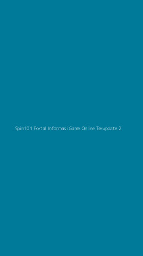 Tampilan Antarmuka Aplikasi Spin101 Portal Informasi Game Online Terupdate - 2