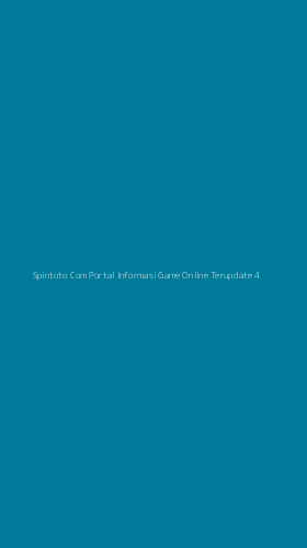 Tampilan Antarmuka Aplikasi Spintoto Com Portal Informasi Game Online Terupdate - 4
