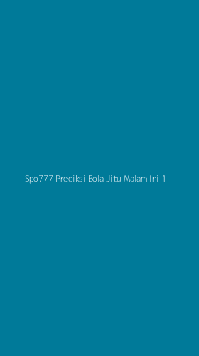 Tampilan Antarmuka Aplikasi Spo777 Prediksi Bola Jitu Malam Ini - 1