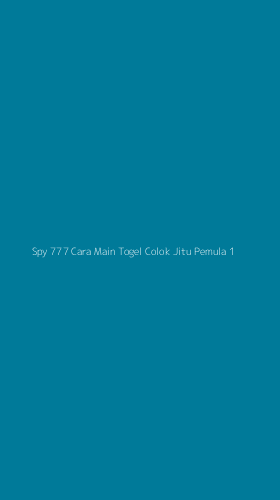 Tampilan Antarmuka Aplikasi Spy 777 Cara Main Togel Colok Jitu Pemula - 1