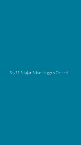 Tampilan Antarmuka Aplikasi Spy77 Belajar Bahasa Inggris Cepat - 4