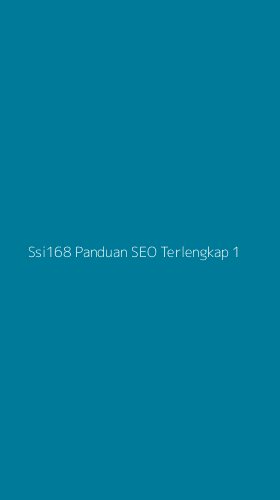Tampilan Antarmuka Aplikasi Ssi168 Panduan Seo Terlengkap - 1